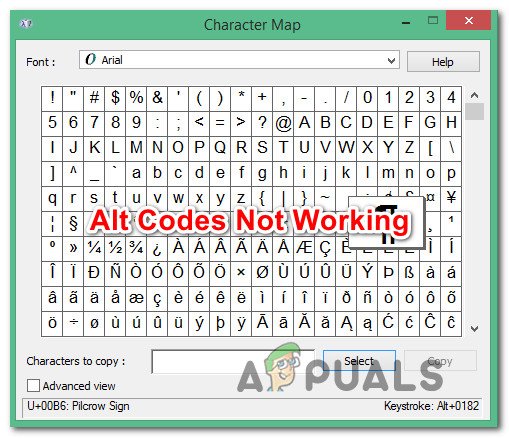 how do you use alt codes on a mac for excel